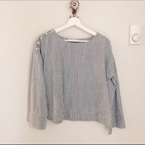 Madewell Linen Top with Button Details